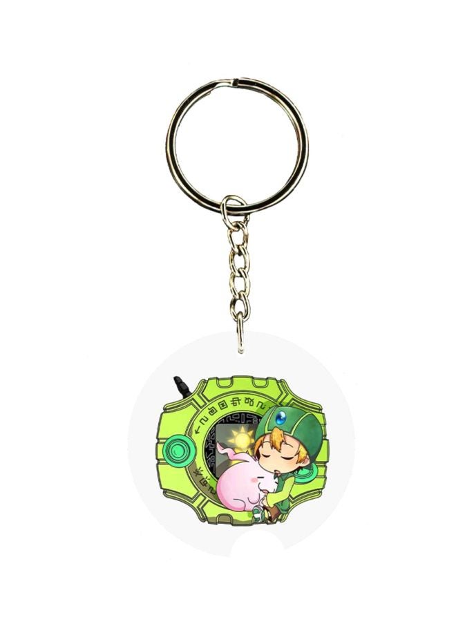 بي بي سلسلة مفاتيح برسمة من مسلسل الرسوم المتحركة أبطال الديجيتال