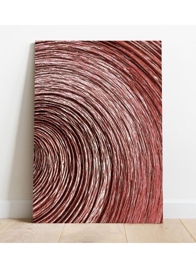 ROSE HAND Decorative Wall Painting With Frame Brown/White 70x50cm - Image 2