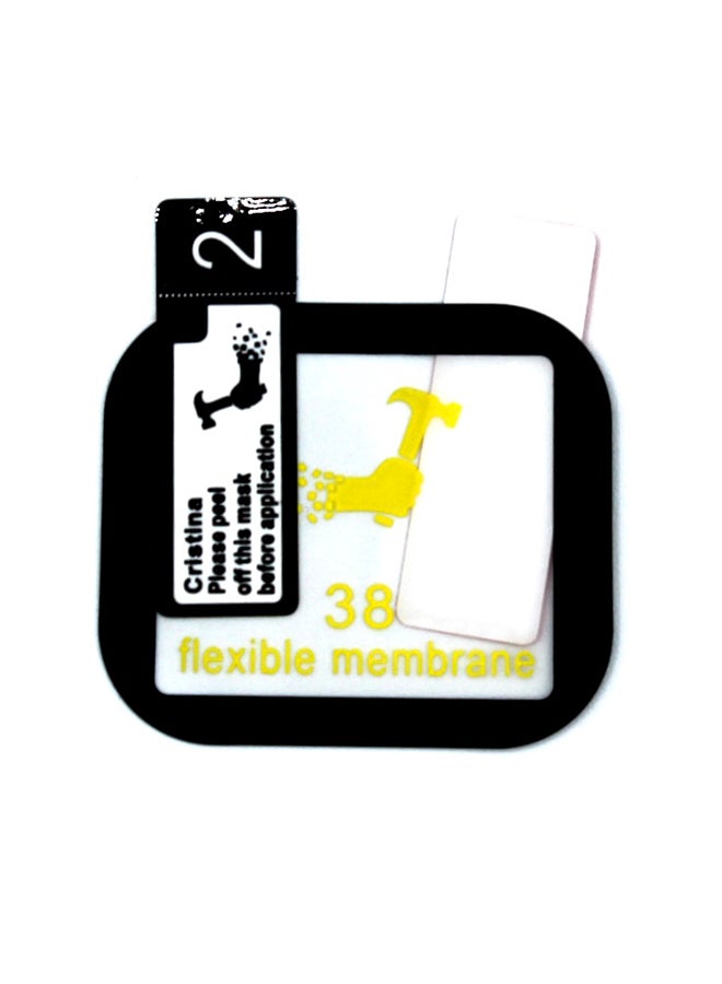 لاصقة حماية للشاشة للساعة الذكية أبل شفاف - Image 1