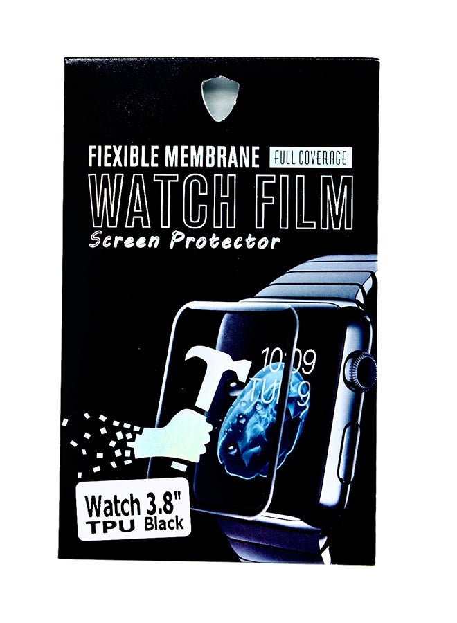 لاصقة حماية للشاشة للساعة الذكية أبل شفاف - Image 3