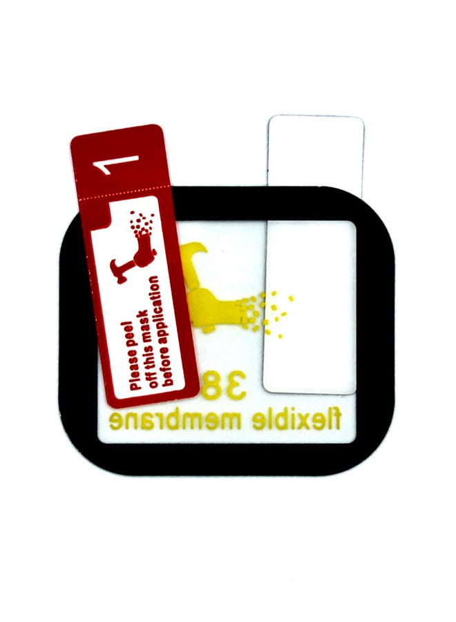 لاصقة حماية للشاشة للساعة الذكية أبل شفاف - Image 2