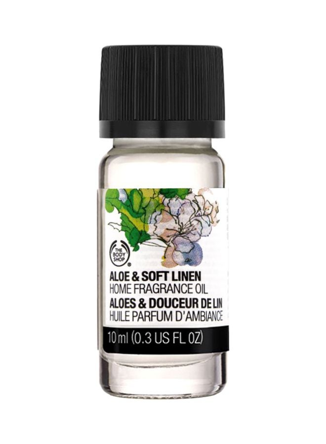 THE BODY SHOP Aloe And Soft Linen Perfume Oil Clear/Black/Green 10ml  - Image 2