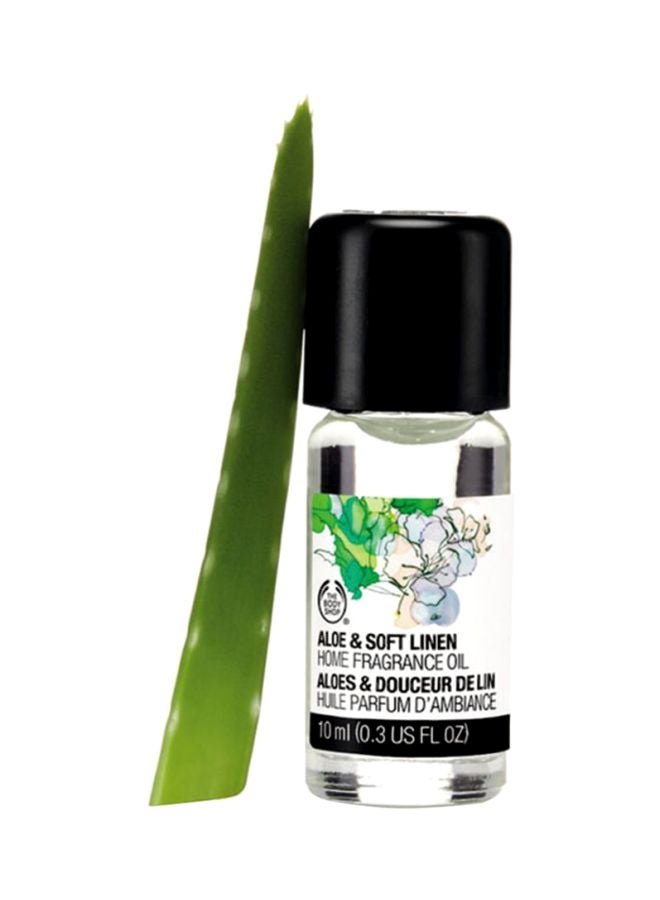 THE BODY SHOP Aloe And Soft Linen Perfume Oil Clear/Black/Green 10ml  - Image 3