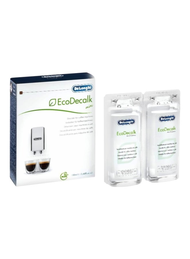 De'Longhi 2-Piece Eco Decalk Descaler Clear 