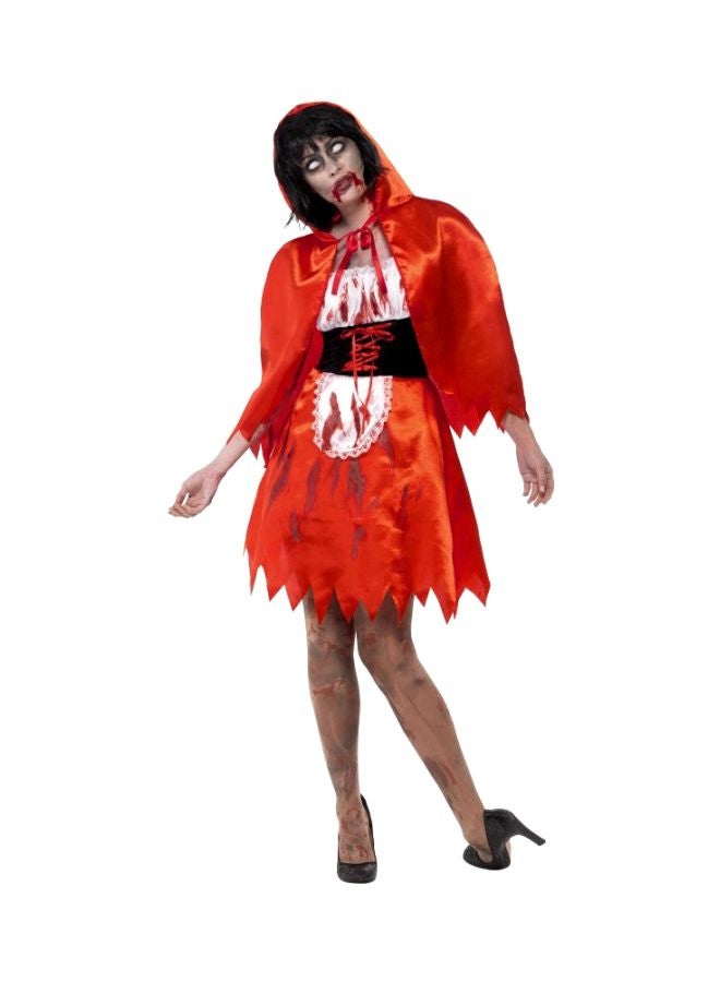 Smiffys 3-Piece Little Miss Zombie Hooded Costume Set S - Image 1