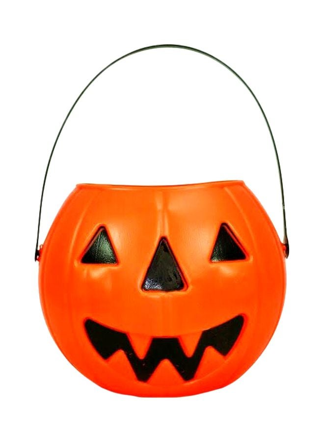 Party Magic Halloween Pumpkin Basket Party Favor 15x13cm - Image 1