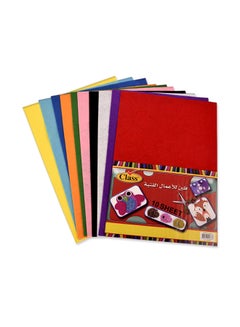 class A4 10 Colors Mix Felt Paper Multicolour 