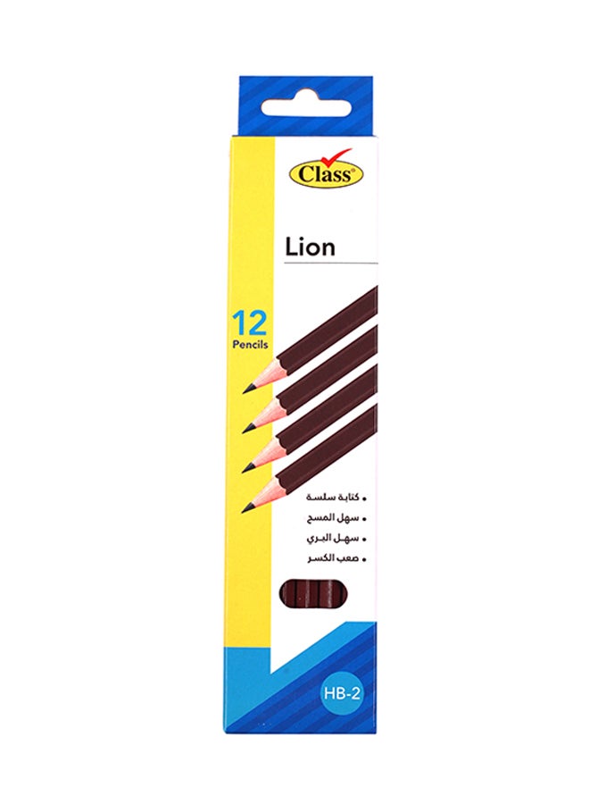 class - Packet Of 12 Pencils- Hb2 Multicolour - Image 1