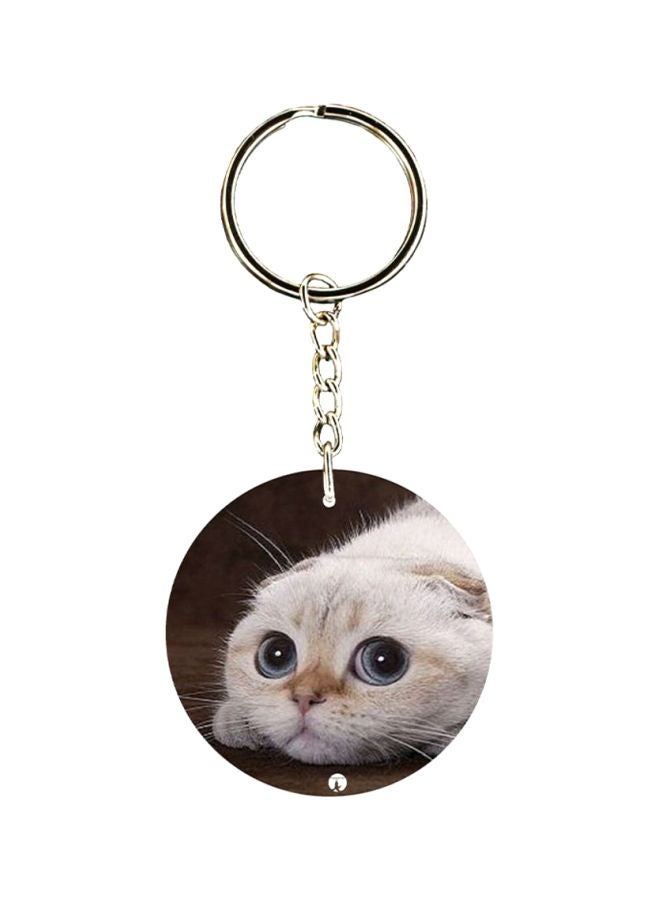 BP Cat Printed Keychain