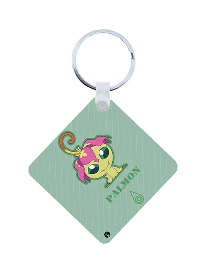 BP Digimon Wooden Keychain