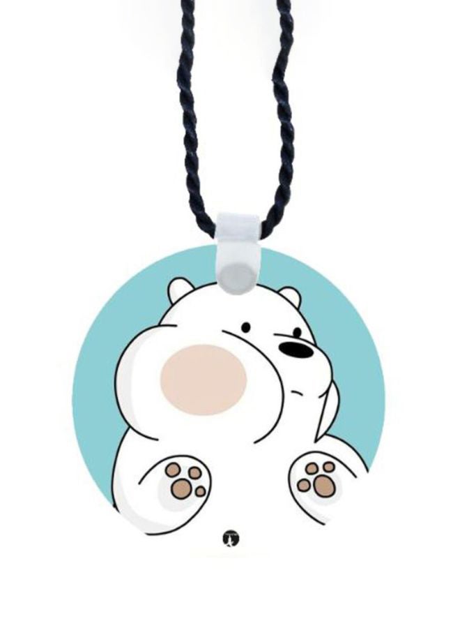 BP We Bare Bear Printed Car Mirror Pendant