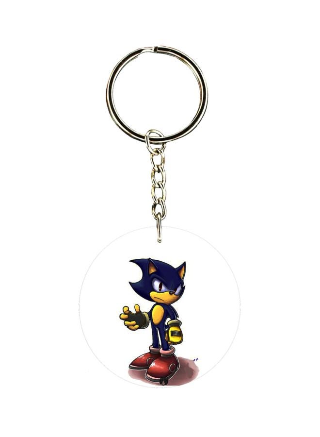 Sonic Double Side Printed Keychain