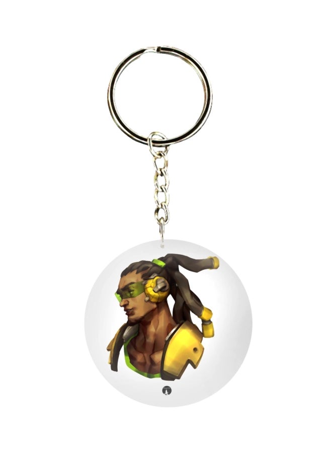 BP Video Game Overwatch Double Side Printed Keychain