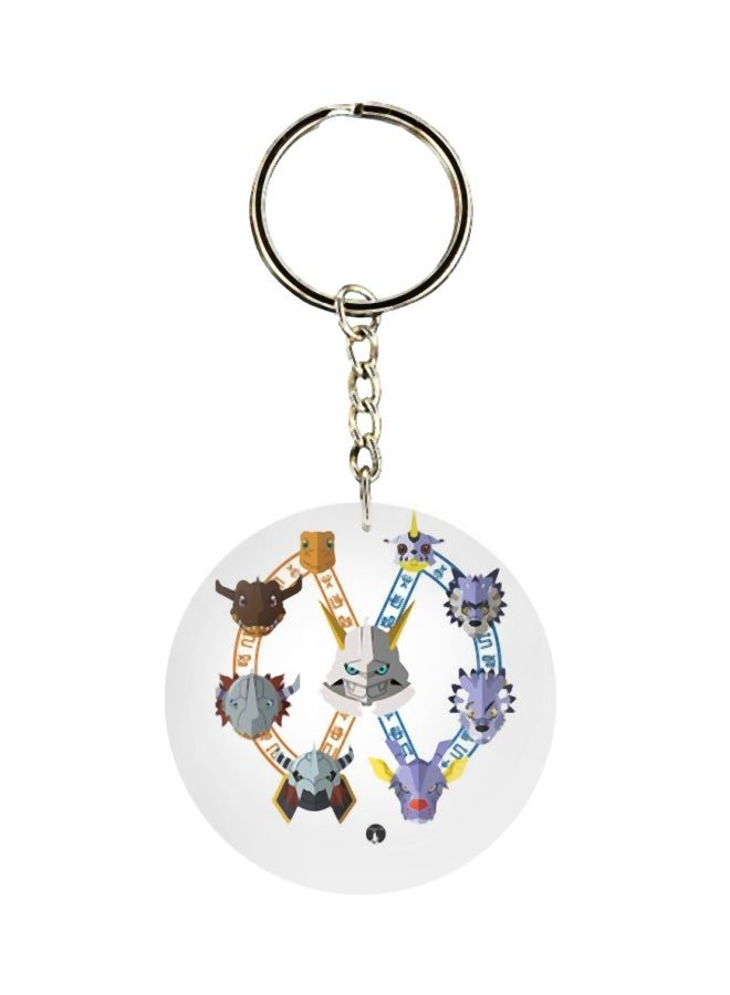 BP Anime Digimon Printed Keychain