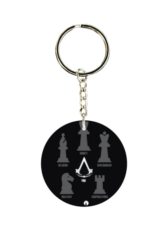 BP Double Sided Assassin's Creed Printed Keychain