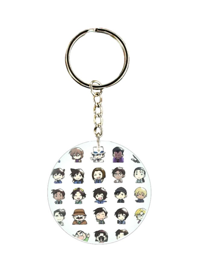 BP Anime Detective Conan Characters Printed Keychain