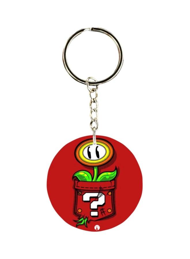 BP Video Game Super Mario Printed Keychain