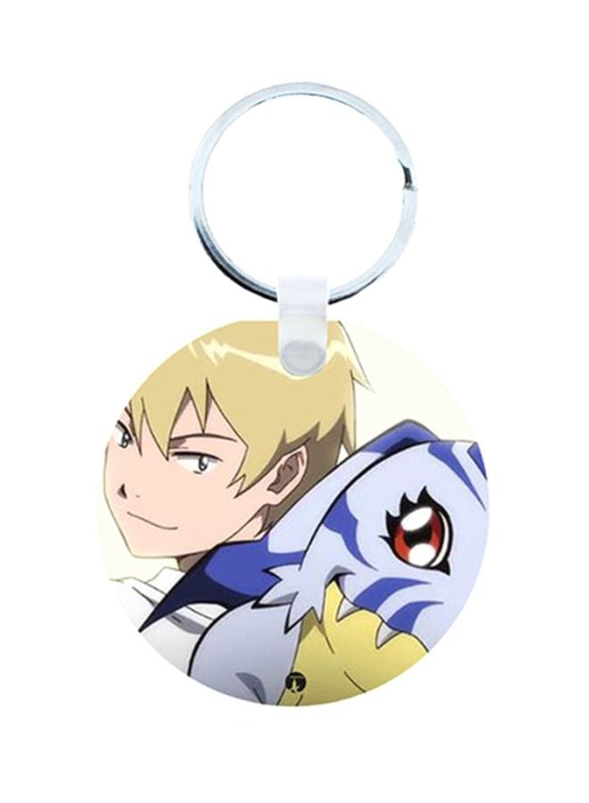 BP Digimon Anime Wooden Keychain