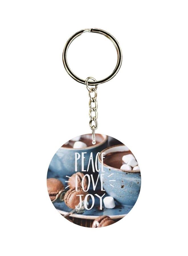 BP English Phrases Printed Keychain