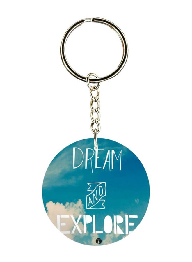 BP English Phrases Printed Keychain 