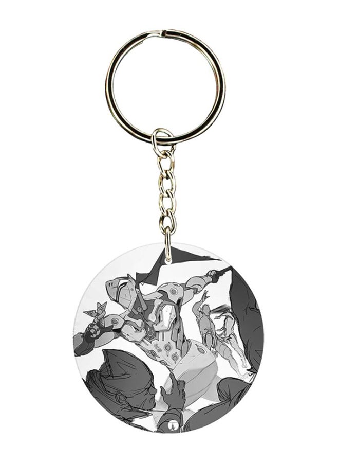 BP Overwatch Game Printed Keychain