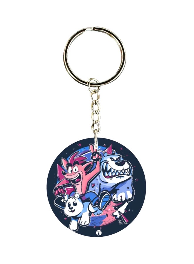 BP The Crash Printed Plastic Keychain