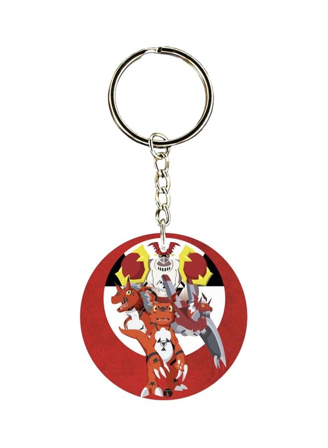 BP Anime Digimon Printed Keychain