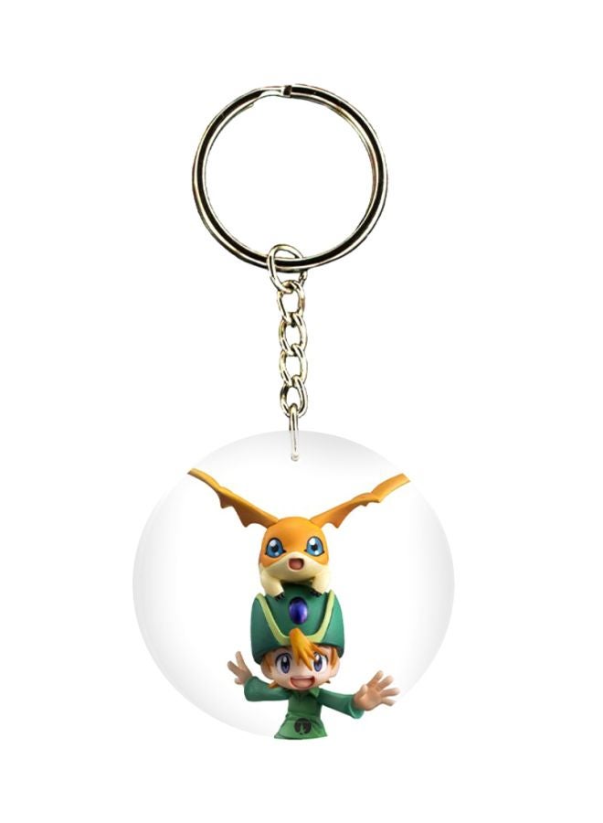 BP Anime Digimon Printed Keychain