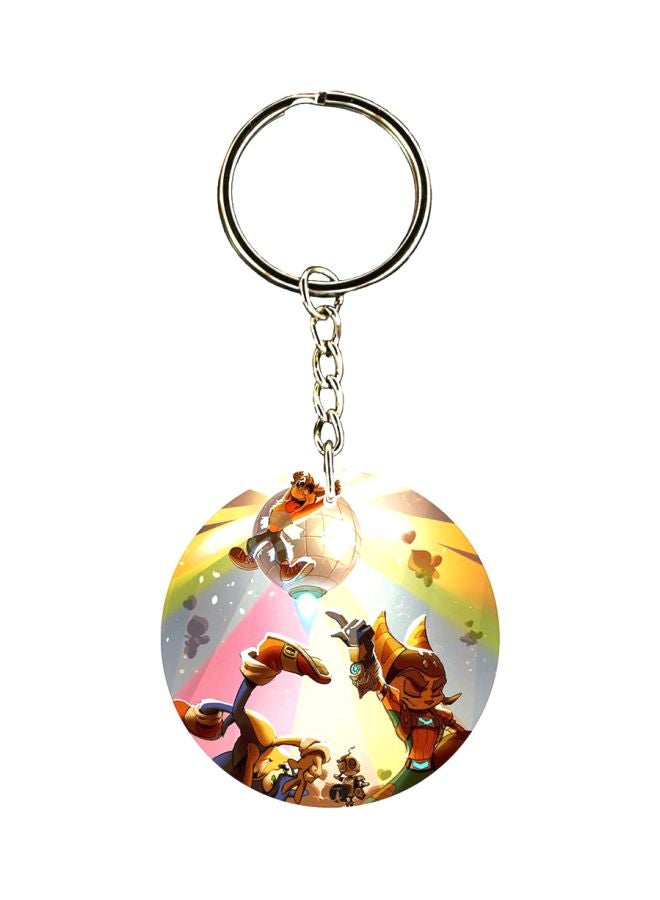 BP Double Sided Printed Keychain