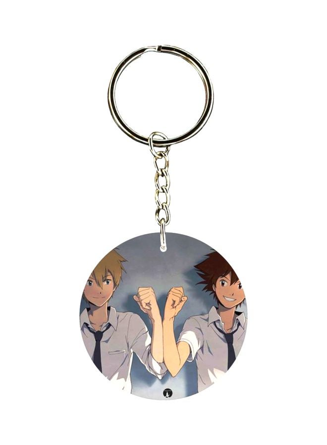 بي بي سلسلة مفاتيح مزينة بطبعة سلسلة الرسوم المتحركة "Digimon"