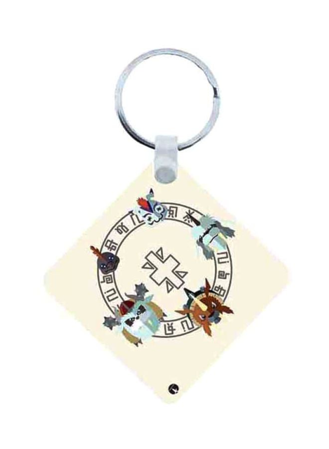 BP Anime Digimon Printed Keychain