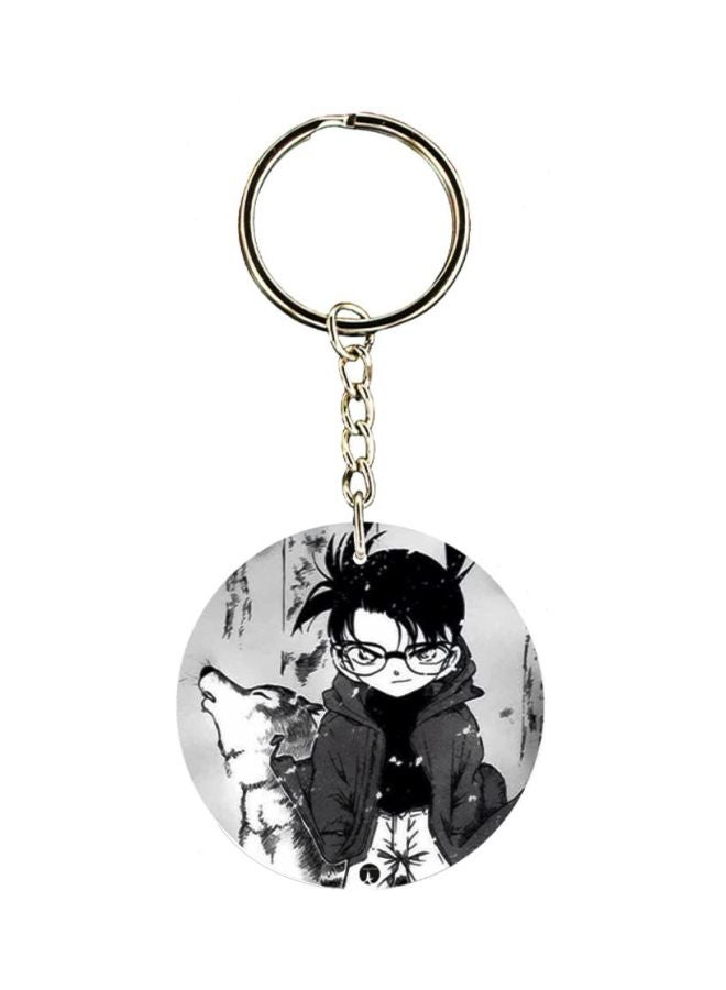 بي بي سلسلة مفاتيح مطبوعة بشخصيات الرسوم المتحركة للمحقق كونان