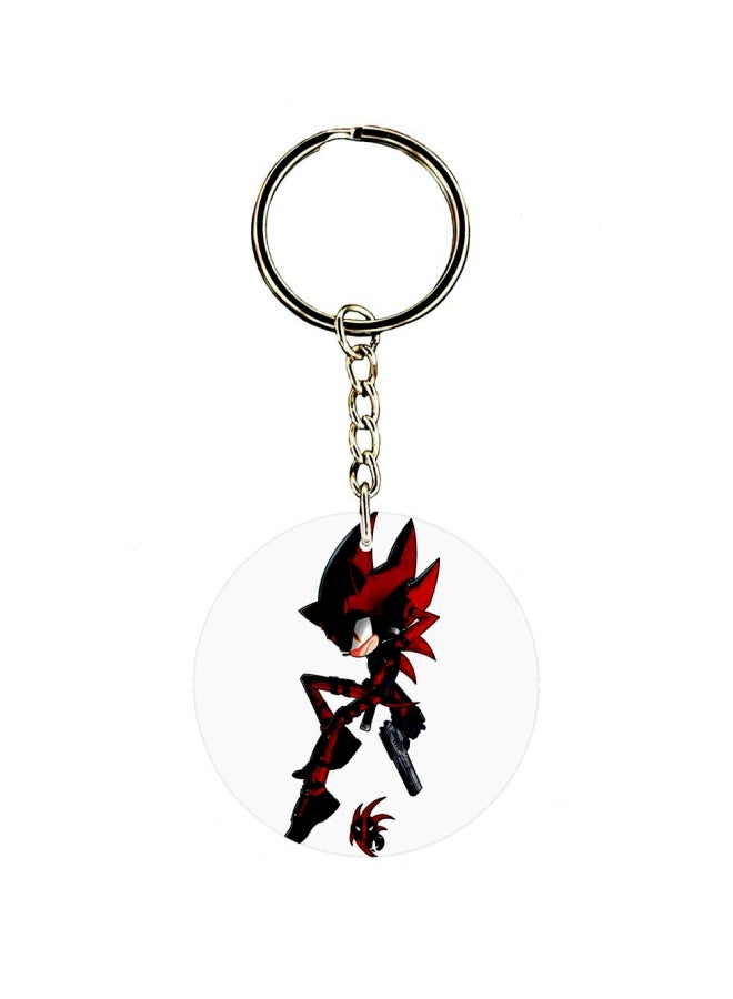 BP Sonic Double Side Printed Keychain