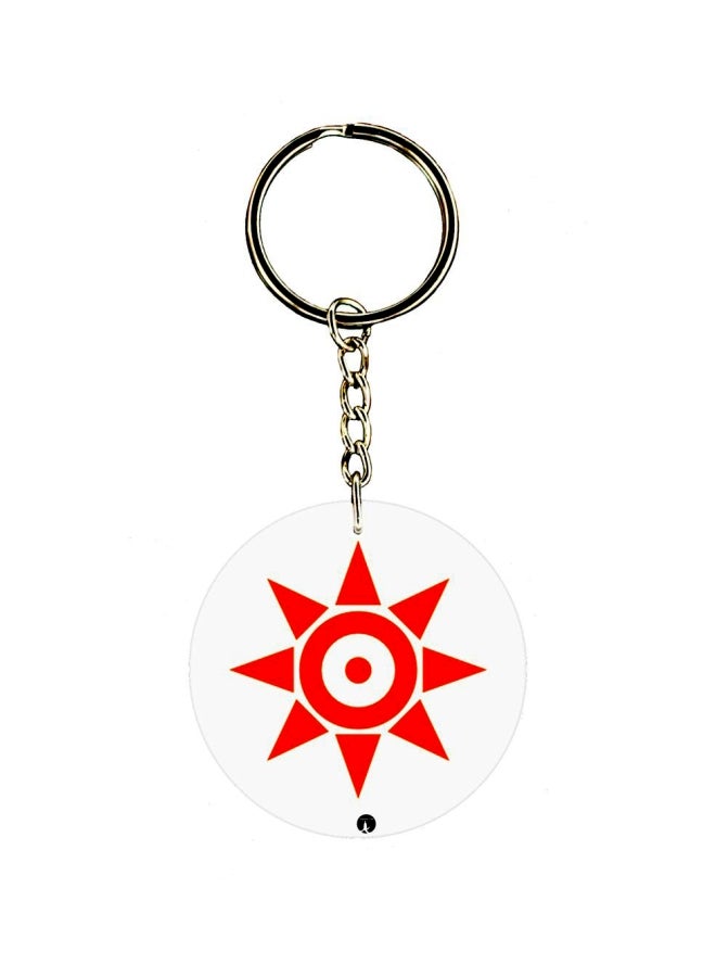BP Anime Digimon Double Side Printed Keychain