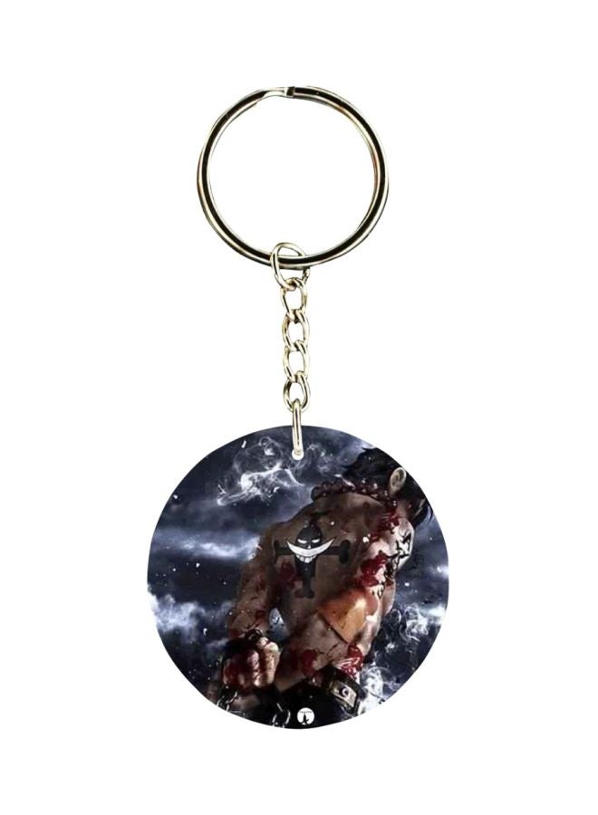 BP Anime One Piece Printed Plastic Keychain