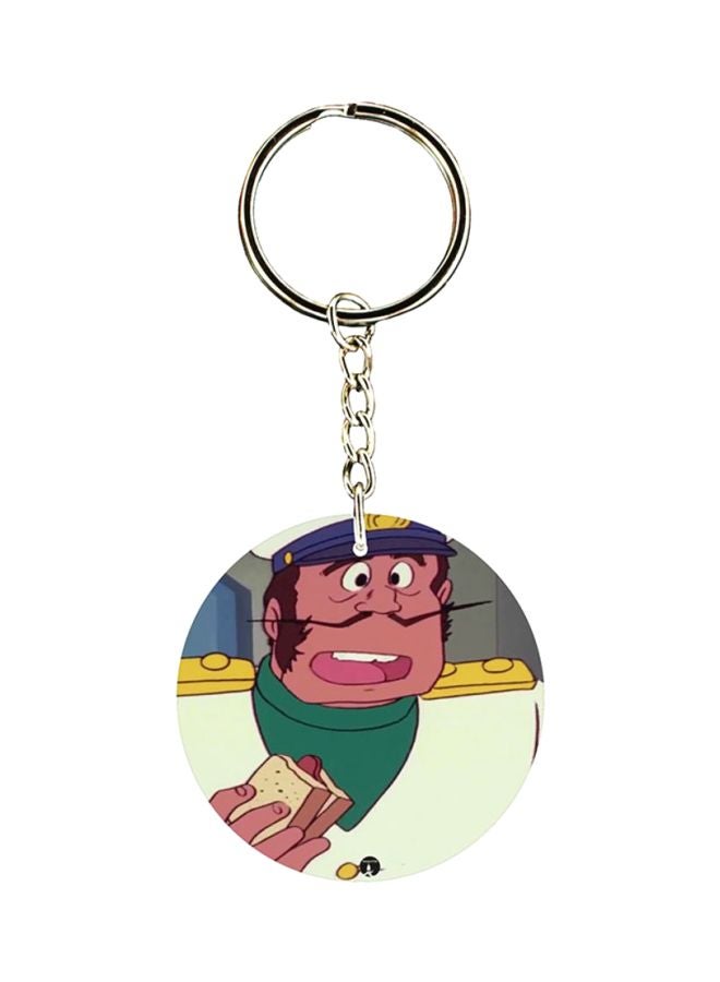 BP Adnan And Lina Anime Printed Plastic Keychain