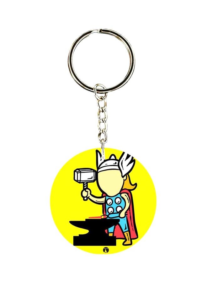 BP Thor Printed Plastic Keychain
