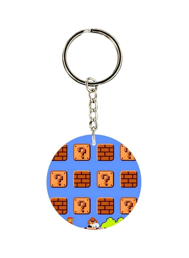 BP Super Mario Printed Plastic Keychain
