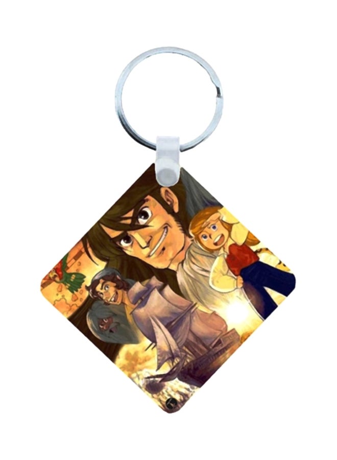 BP Jazirat Alkanz Wooden Keychain