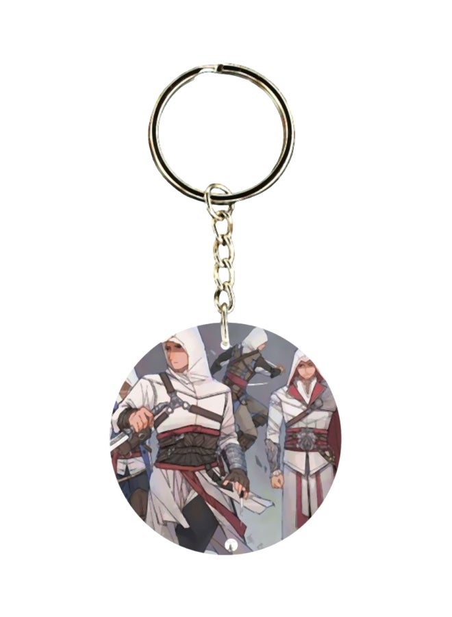 بي بي سلسلة مفاتيح بطبعة لعبة اساسنز كريد علي الوجهين