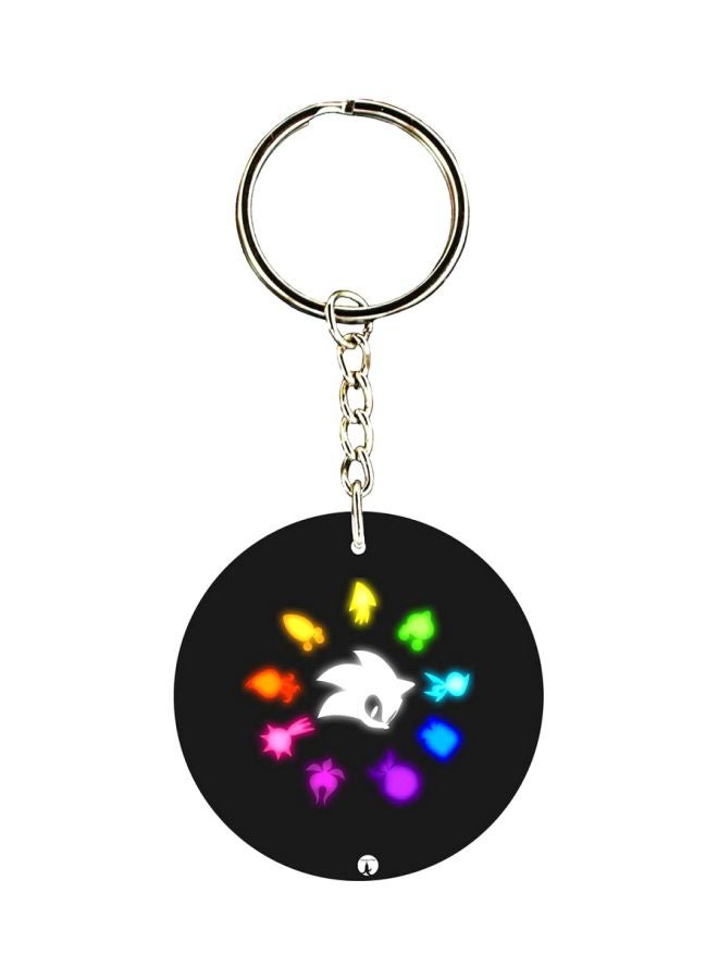 BP Sonic Double Side Printed Keychain