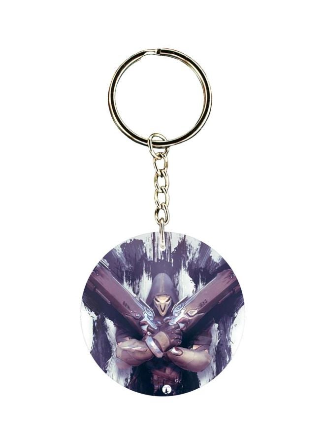 بي بي سلسلة مفاتيح بطبعة على الجانبين للعبة Overwatch