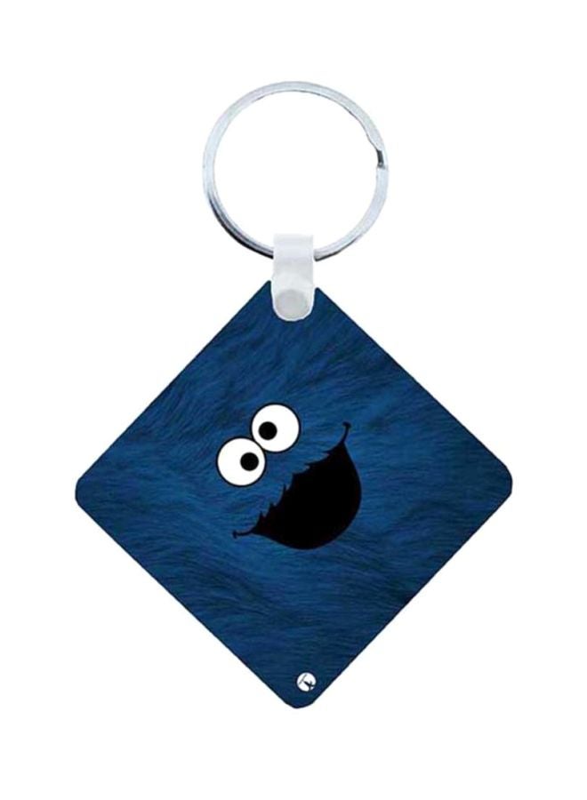 BP Cookie Monster Wooden Keychain 