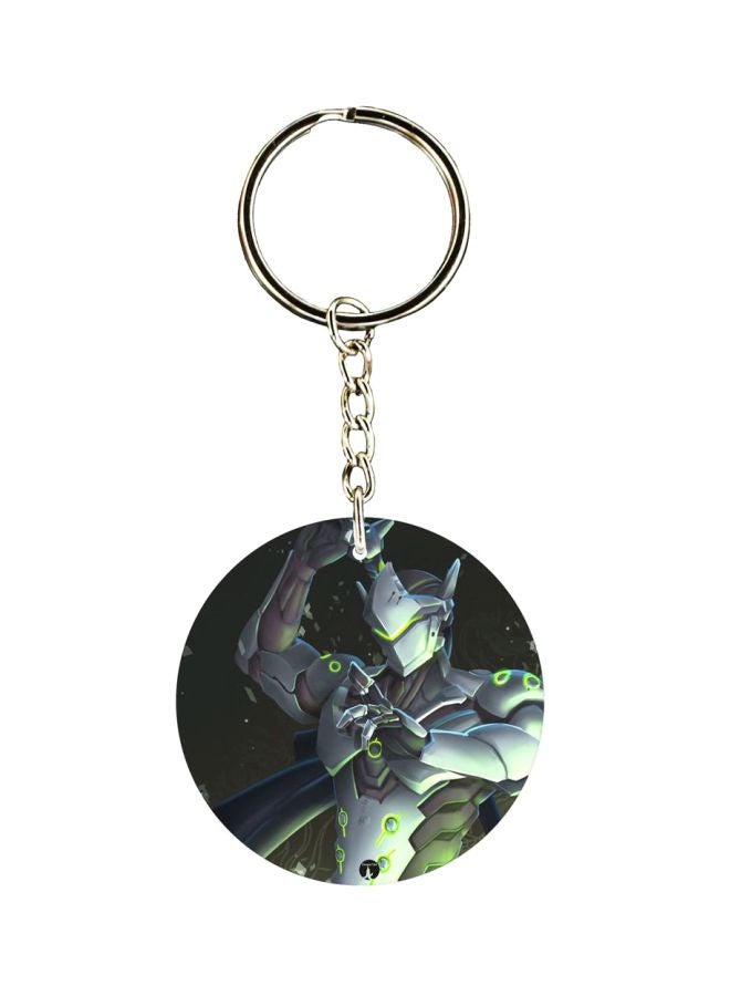 بي بي سلسلة مفاتيح برسمة للعبة الفيديو Overwatch