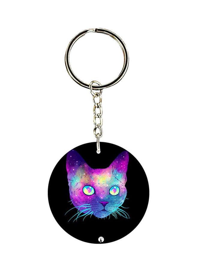 BP Cat Printed Keychain