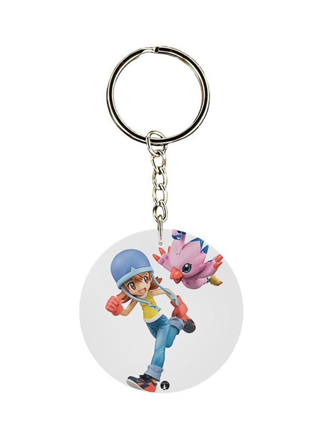 سلسلة مفاتيح برسمة من مسلسل الرسوم المتحركة أبطال الديجيتال