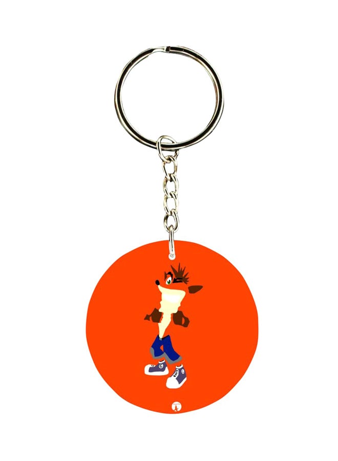 BP Video Game Crash Printed Keychain