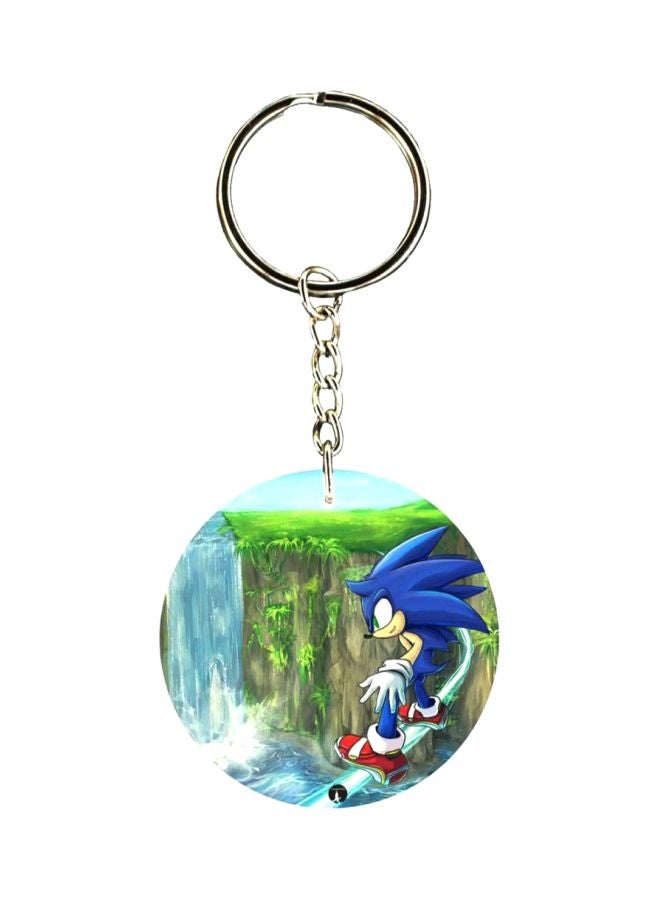 BP Sonic Printed Keychain