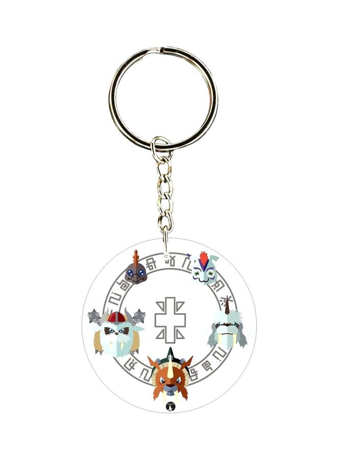 BP Anime Digimon Printed Keychain