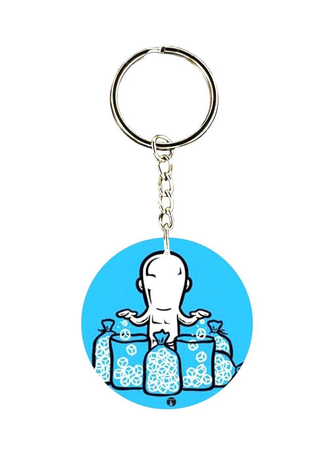 BP Iceman Printed Keychain 